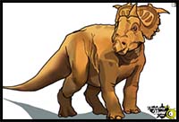 How to Draw Juniper from Walking With Dinosaurs