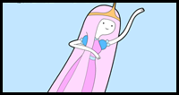 How to Draw Princess Bubblegum Step by Step