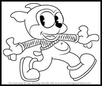 how to draw bimbo the dog