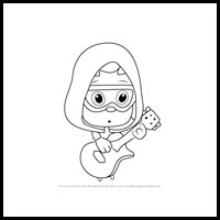 How to Draw Under Guppy from Bubble Guppies