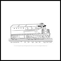 How to Draw Machu Picchu ChuChu from Bubble Guppies