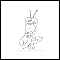 How to Draw Officer Miranda from Bubble Guppies