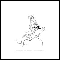 How to Draw Weather Weasel from Bubble Guppies