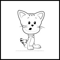 How to Draw Bubble Kitty from Bubble Guppies