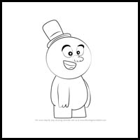 How to Draw the Abominable Snowman from Bubble Guppies