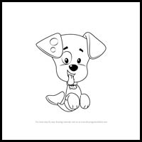 How to Draw Bubble Puppy from Bubble Guppies