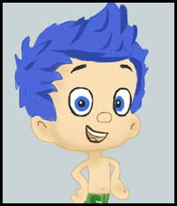 How to Draw Gil from Bubble Guppies