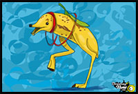 How to Draw a Bananostrich from Cloudy With a Chance Of Meatballs 2