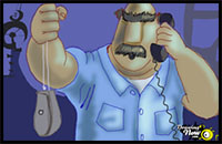 How to Draw Tim Lockwood from Cloudy With a Chance Of Meatballs