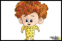 How to Draw Dennis from Hotel Transylvania 2