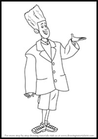 How to Draw Jonathan from Hotel Transylvania