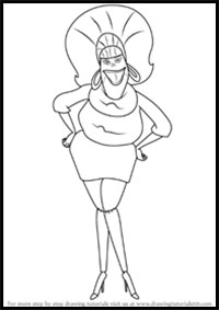 How to Draw Eunice from Hotel Transylvania