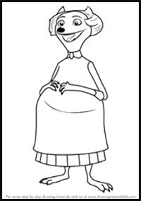 How to Draw Wanda Werewolf from Hotel Transylvania