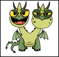 How to Draw Belch and Barf | How to Train your Dragon