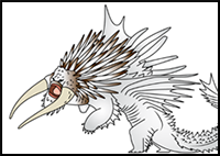 How to Draw Drago's Bewilderbeast from How to Train your Dragon 3