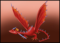 How to Draw Changewing from How to Train Your Dragon