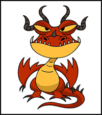 How to Draw Hookfang | How to Train Your Dragon (Drawing Tutorial)