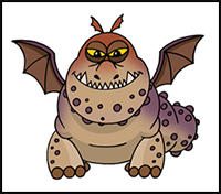 How to Draw a Dragon | Meatlug | How to Train your Dragon