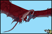 How to Draw a Typhoomerang Dragon from How to Train Your Dragon