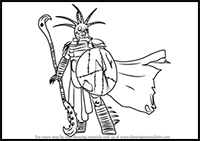 How to Draw Valka from How to Train Your Dragon 2