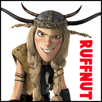 How to Draw Ruffnut Thorston from How to Train Your Dragon 2 in Easy Steps Lesson