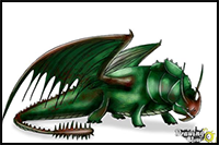 How to Draw Skullcrusher from How to Train Your Dragon 2