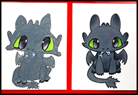 How to Draw Toothless