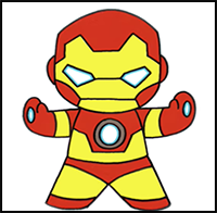 How to Draw Iron Man | Step-by-Step Tutorial