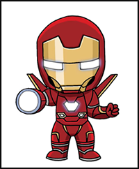 How to Draw Iron Man | Avengers | Step-by-Step Tutorial