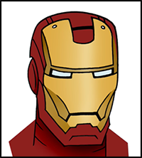 How to Draw Iron Man - Step by Step Video