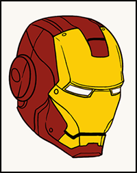 How to Draw Iron Man’s Mask