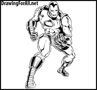 How to Draw Classic Iron Man