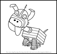 How to Draw Goddard from Jimmy Neutron Boy Genius