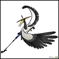 How to Draw Crane, Kung Fu Panda