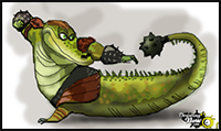 How to Draw Master Croc from Kung Fu Panda