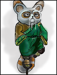 How to Draw Master Shifu from Kung Fu Panda