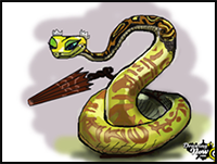 How to Draw Viper from Kung Fu Panda