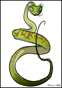 How to Draw Viper, Kung Fu Panda