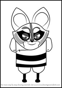 How to Draw Master Junjie from Kung Fu Panda