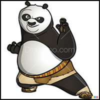 How to Draw Po, Kung Fu Panda