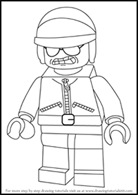 How to Draw Bad Cop from The LEGO Movie