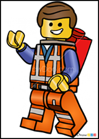 How to Draw Emmet, Lego Movie