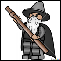 How to Draw Gandalf, Lego Movie