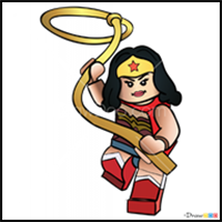 How to Draw Wonder Woman, Lego Movie