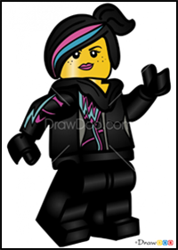 How to Draw Wyldstyle, Lego Movie
