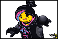 How to Draw Wyldstyle from the Lego Movie