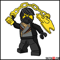 How to Draw Cole from Ninjago