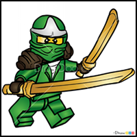 How to Draw Green Ninja, Lego Movie