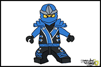 How to Draw Jay from Lego Ninjago