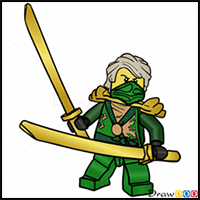 How to Draw Lloyd, Lego NinjaGo
